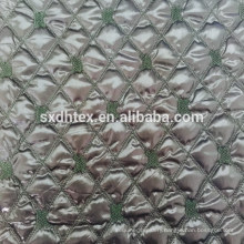100% NYLON quilting embroidered fabric